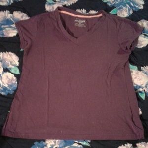 Purple V-Neck Tee